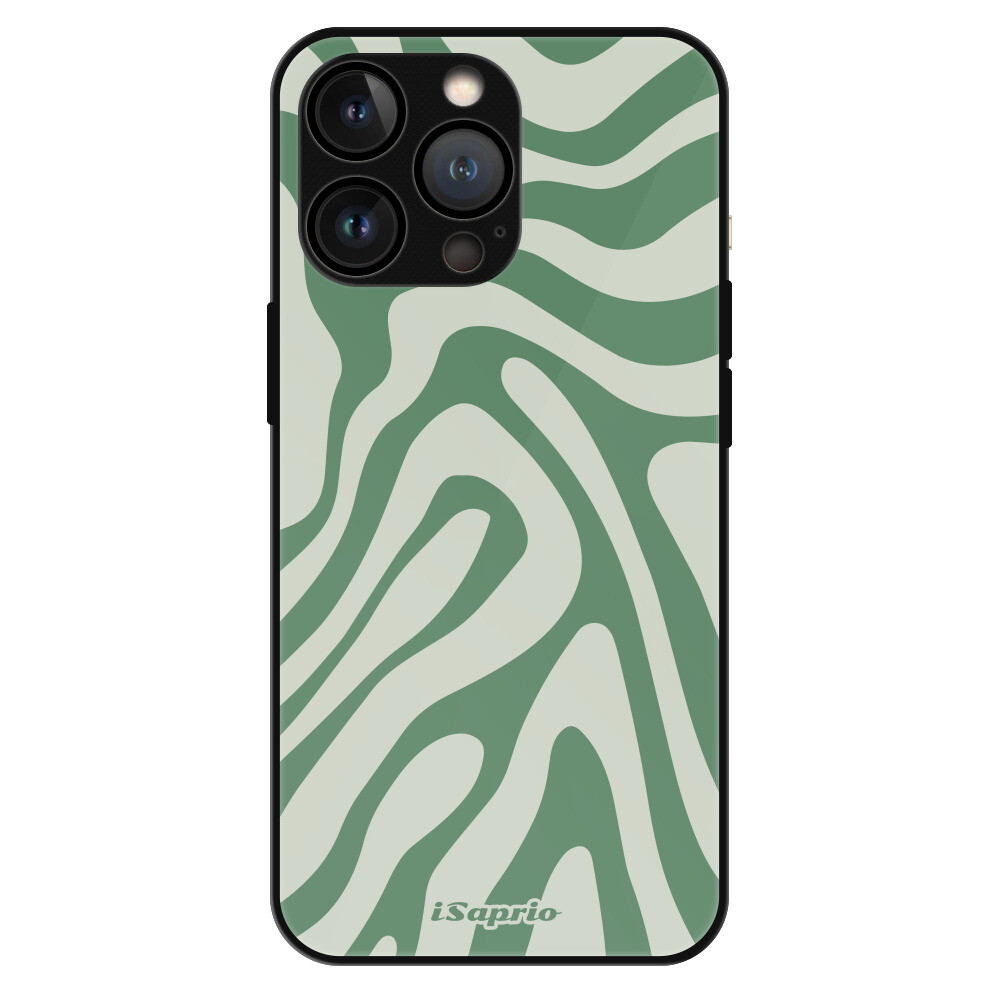Lesklé puzdro MagSafe iSaprio - Zebra Green - iPhone 13 Pro Max