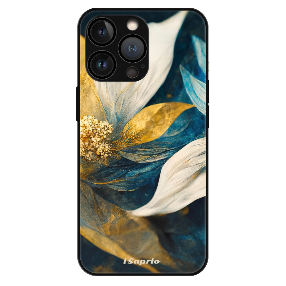 Lesklé puzdro MagSafe iSaprio - Gold Petals - iPhone 13 Pro Max