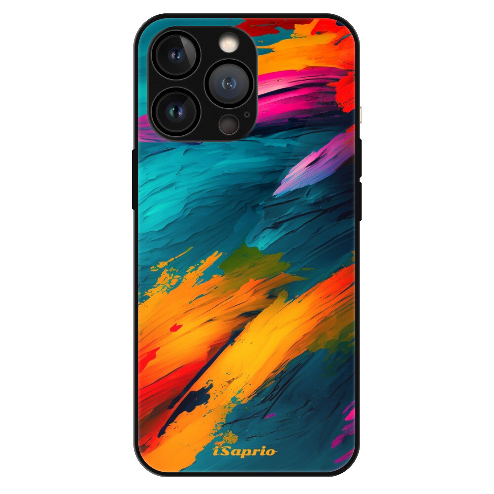 Lesklé puzdro MagSafe iSaprio - Blue Paint - iPhone 13 Pro Max