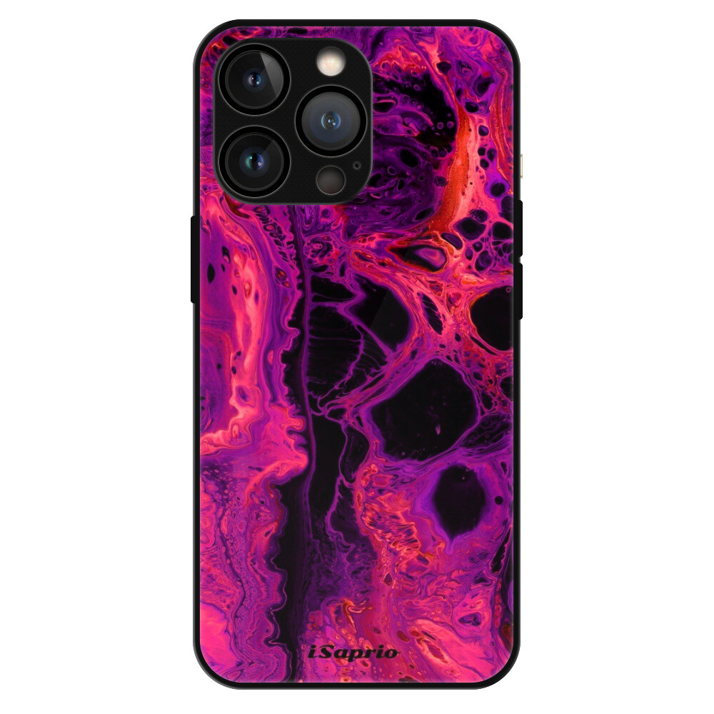 Lesklé puzdro MagSafe iSaprio - Abstract Dark 01 - iPhone 13 Pro Max