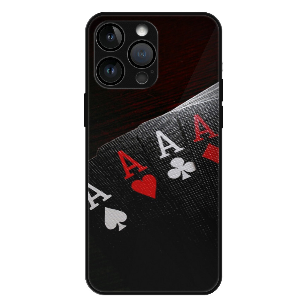 Lesklé puzdro MagSafe iSaprio - Poker - iPhone 14 Pro Max