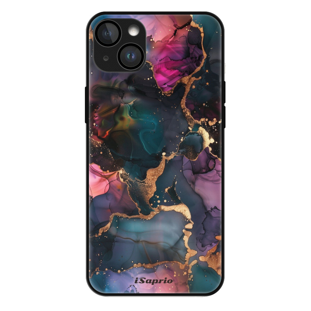 Lesklé puzdro MagSafe iSaprio - Dark Marble 10 - iPhone 14 Plus