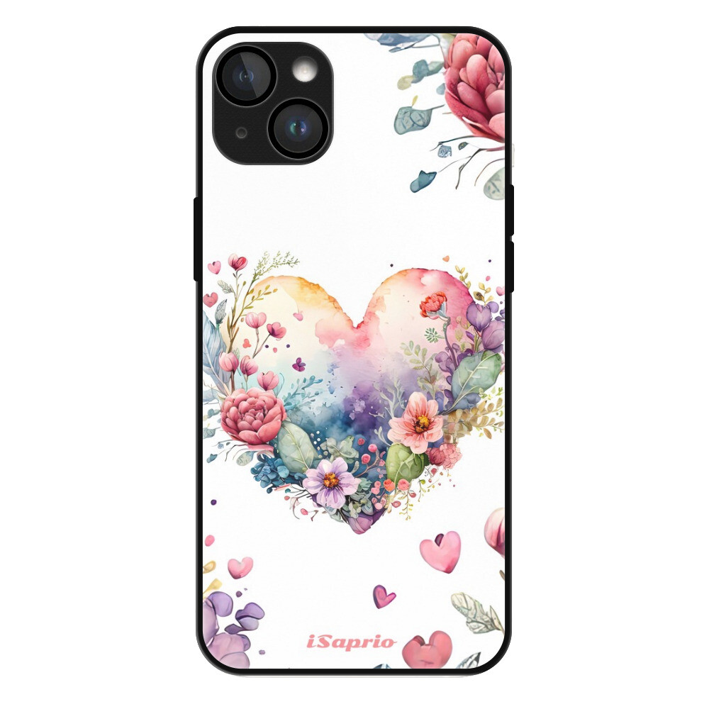 Lesklé puzdro MagSafe iSaprio - Floral Heart - iPhone 14 Plus