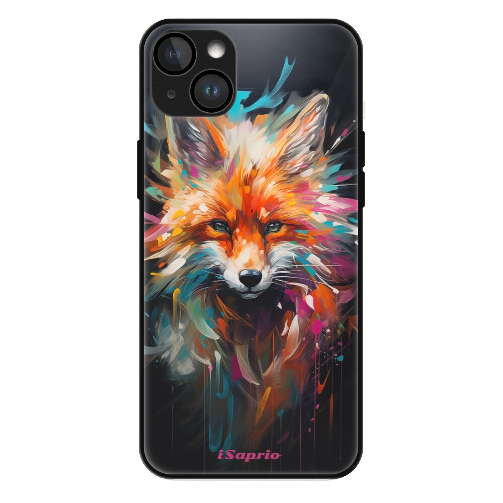Lesklé puzdro MagSafe iSaprio - Neon Fox - iPhone 14 Plus