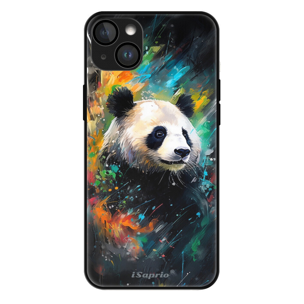 Lesklé puzdro MagSafe iSaprio - Abstract Panda - iPhone 14 Plus