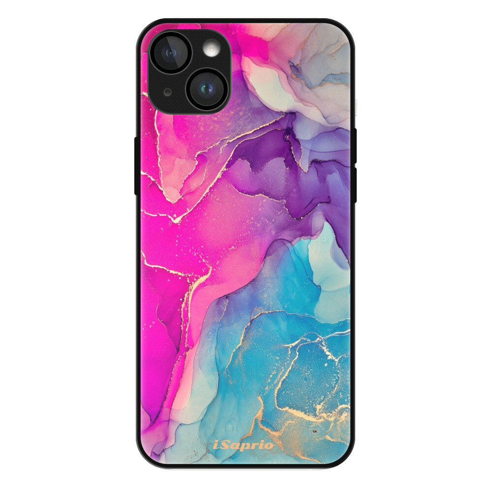 Lesklé puzdro MagSafe iSaprio - Purple Ink - iPhone 14 Plus