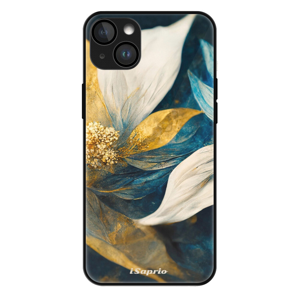 Lesklé puzdro MagSafe iSaprio - Gold Petals - iPhone 14 Plus