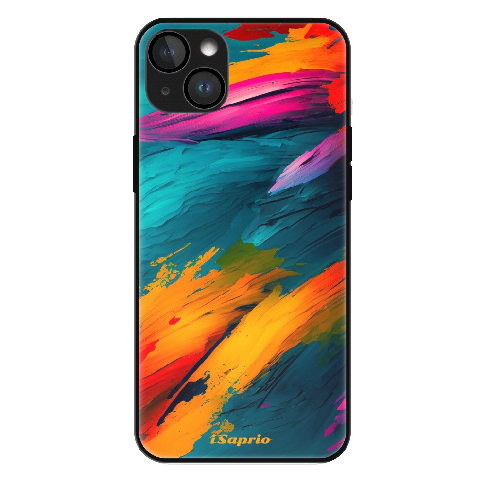 Lesklé puzdro MagSafe iSaprio - Blue Paint - iPhone 14 Plus