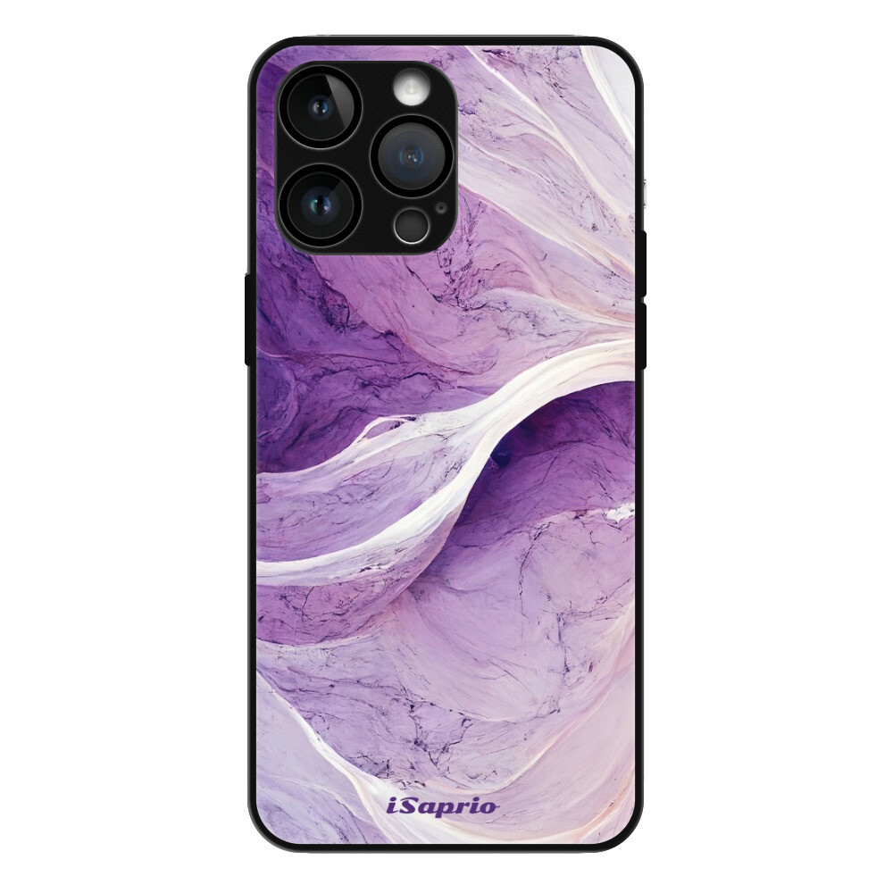 Lesklé puzdro MagSafe iSaprio - Purple Paint 10 - iPhone 15 Pro Max