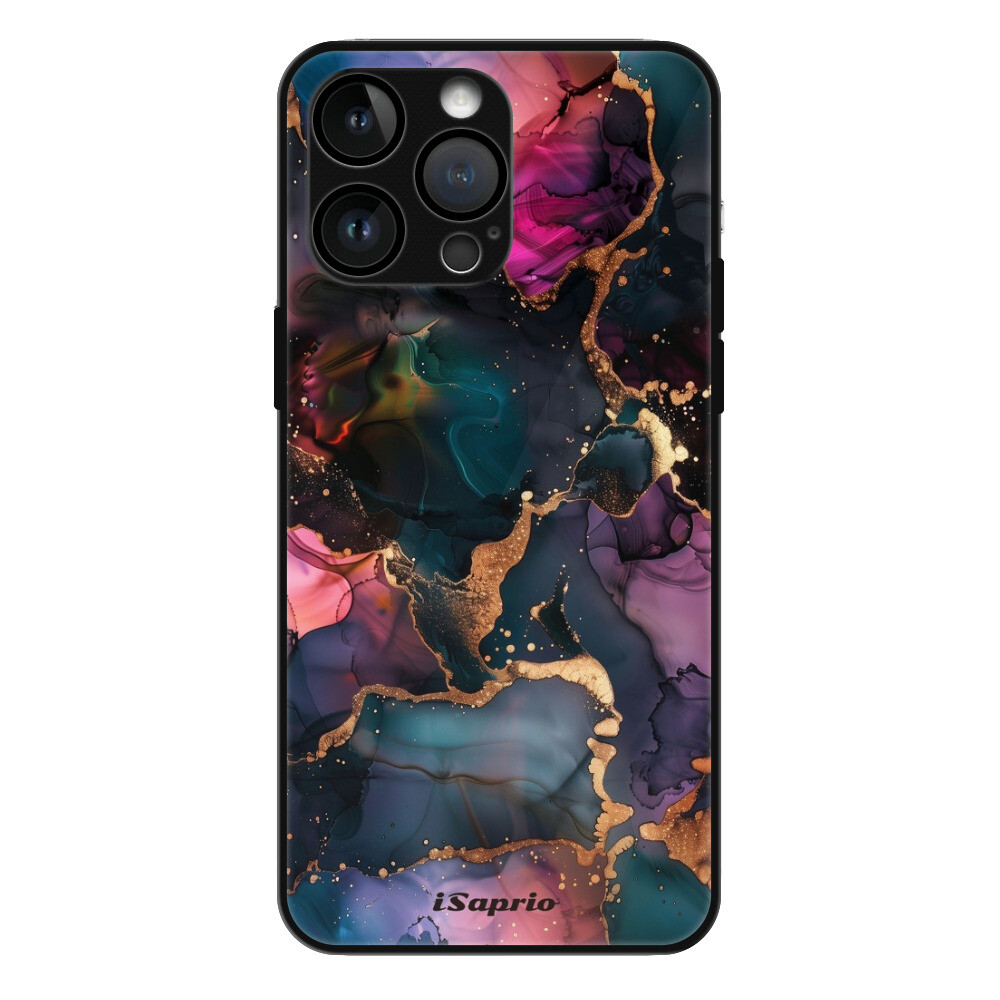 Lesklé puzdro MagSafe iSaprio - Dark Marble 10 - iPhone 15 Pro Max