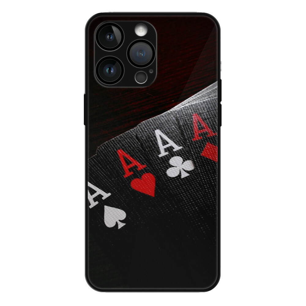 Lesklé puzdro MagSafe iSaprio - Poker - iPhone 15 Pro Max