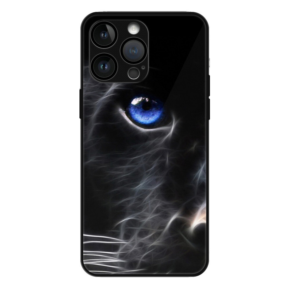 Lesklé puzdro MagSafe iSaprio - Black Puma - iPhone 15 Pro Max