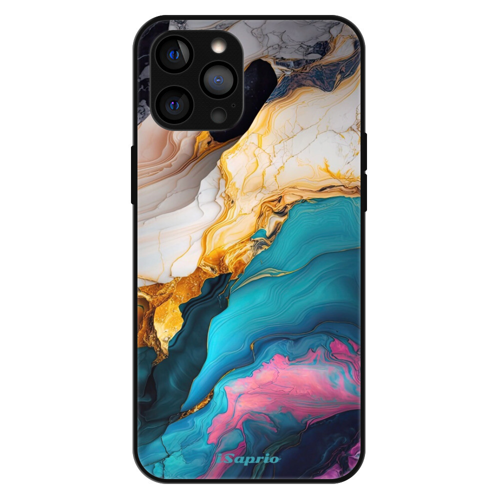 Lesklé puzdro MagSafe iSaprio - Color Marble 21 - iPhone 12 Pro