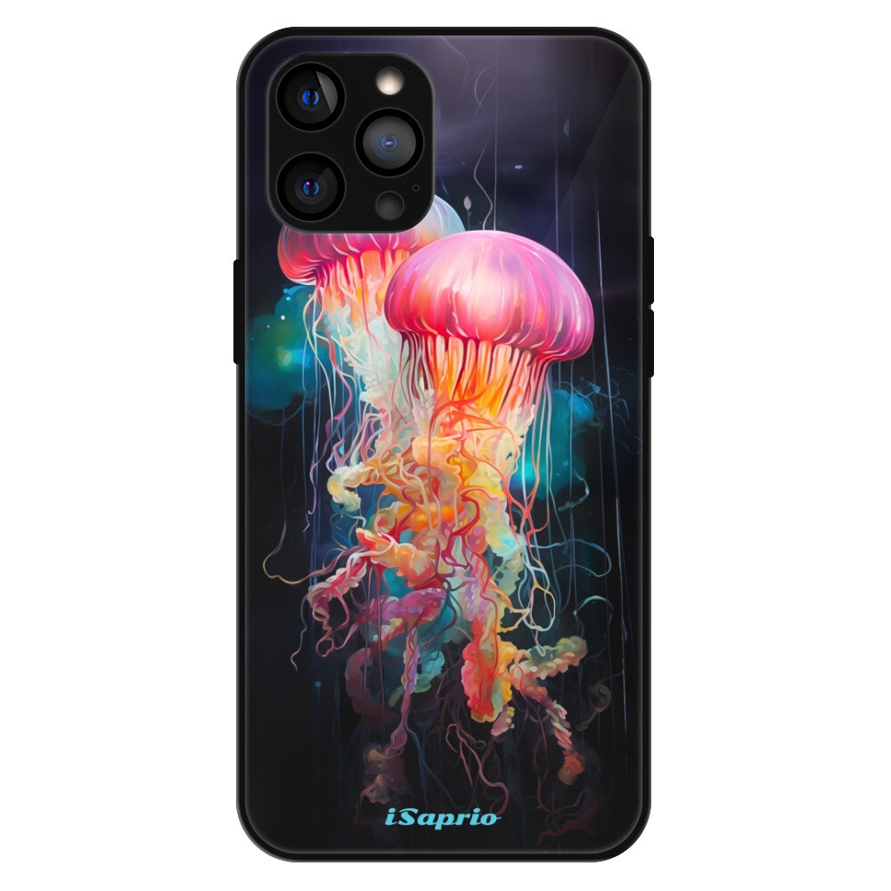 Lesklé puzdro MagSafe iSaprio - Abstract Jellyfish - iPhone 12 Pro