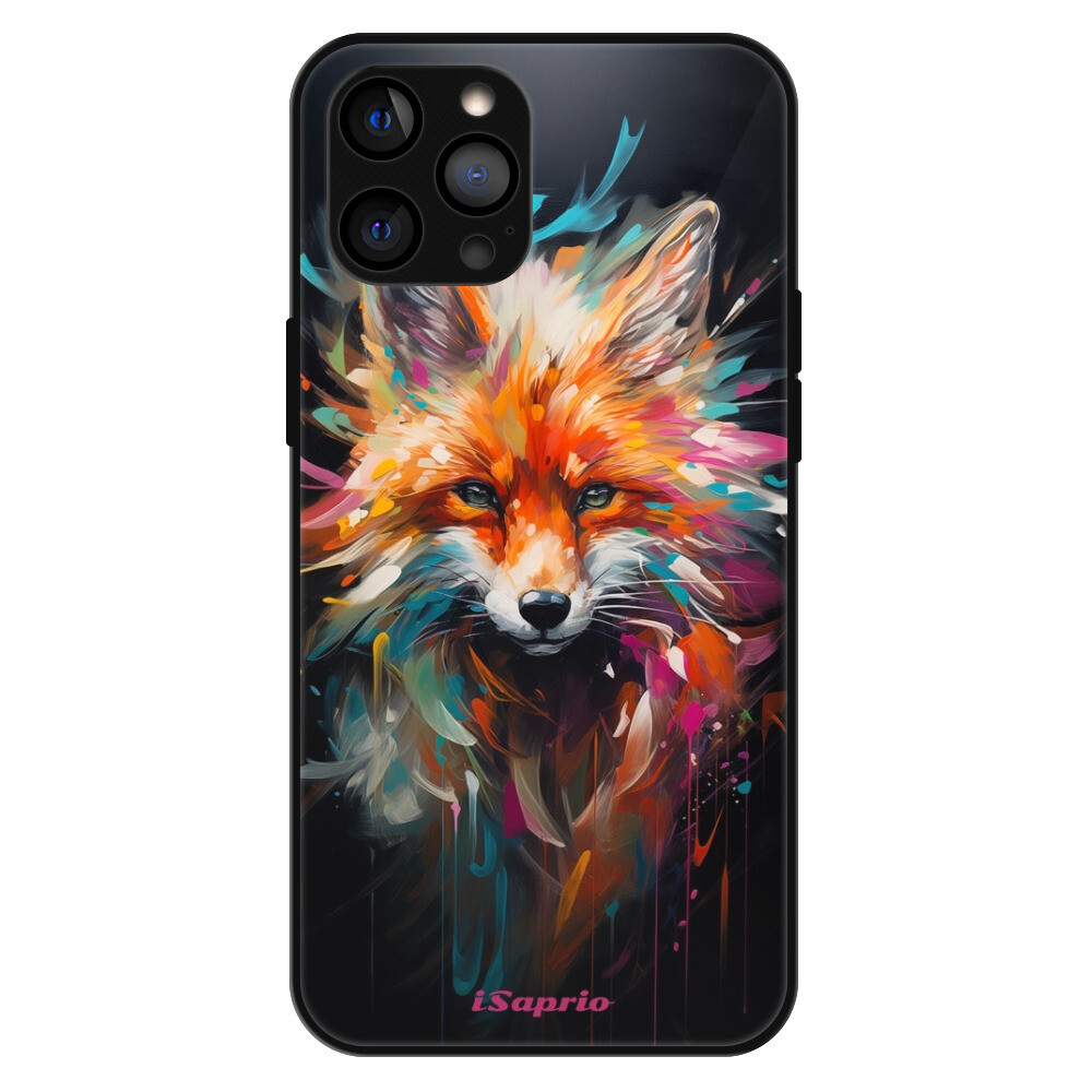Lesklé puzdro MagSafe iSaprio - Neon Fox - iPhone 12 Pro