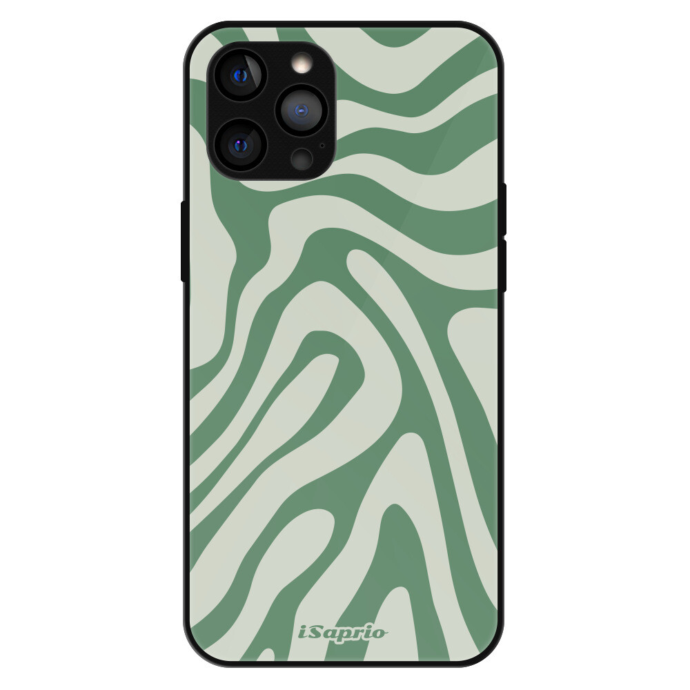 Lesklé puzdro MagSafe iSaprio - Zebra Green - iPhone 12 Pro