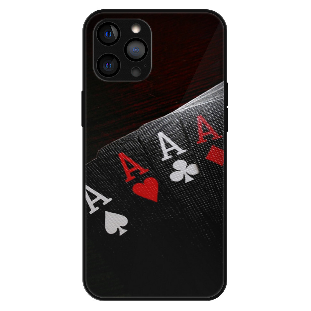 Lesklé puzdro MagSafe iSaprio - Poker - iPhone 12 Pro