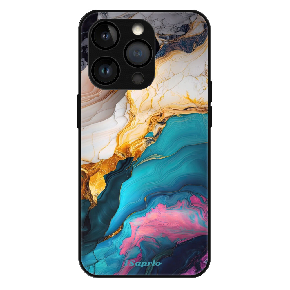 Lesklé puzdro MagSafe iSaprio - Color Marble 21 - iPhone 14 Pro