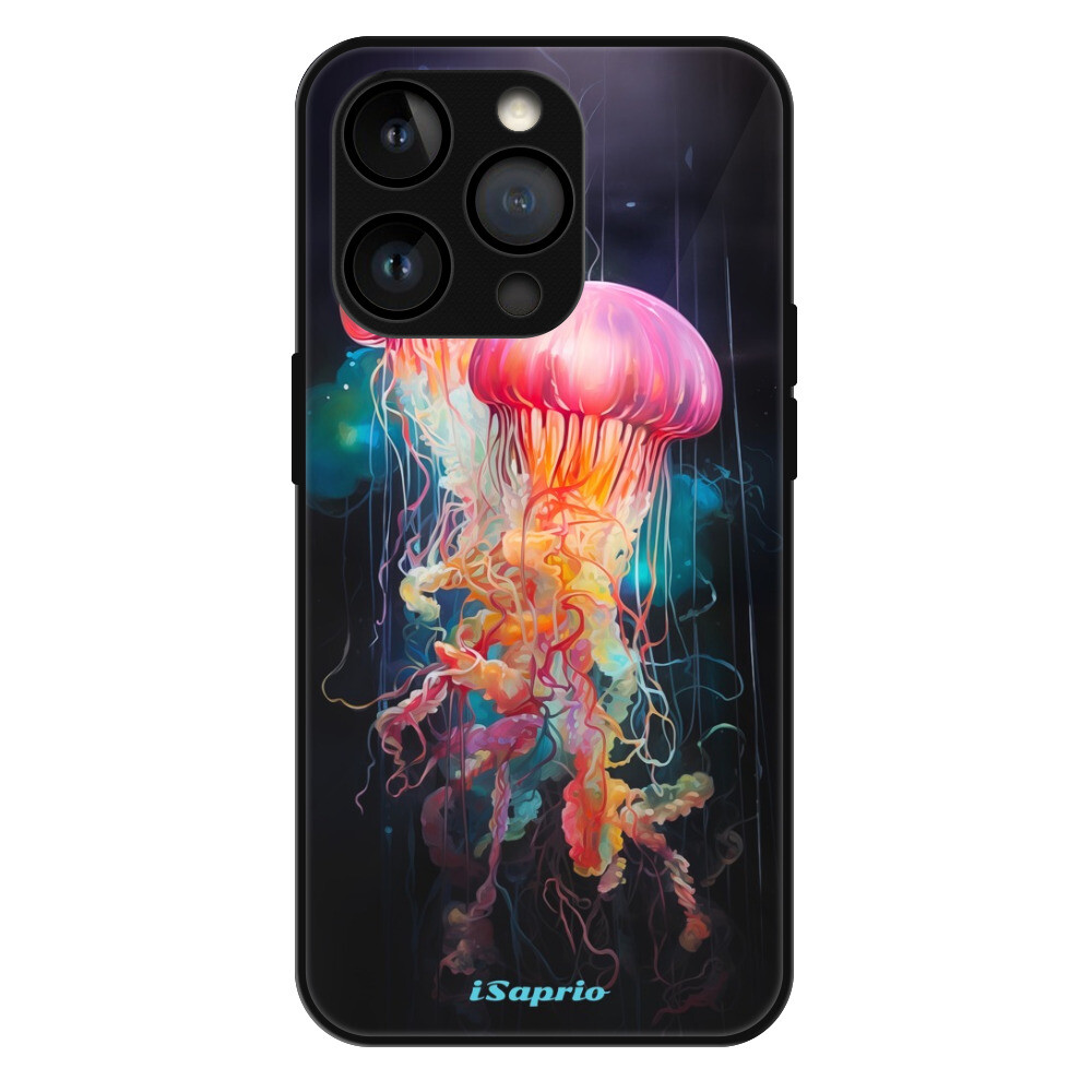 Lesklé puzdro MagSafe iSaprio - Abstract Jellyfish - iPhone 14 Pro