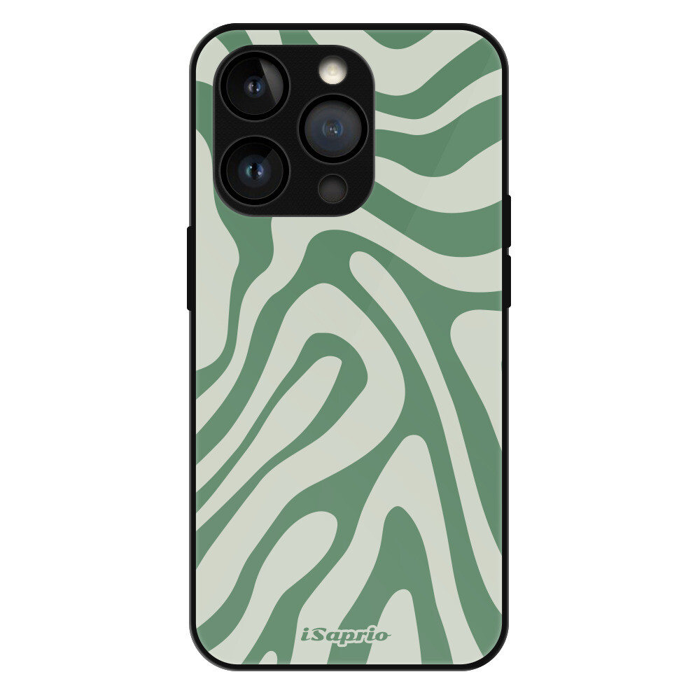 Lesklé puzdro MagSafe iSaprio - Zebra Green - iPhone 14 Pro