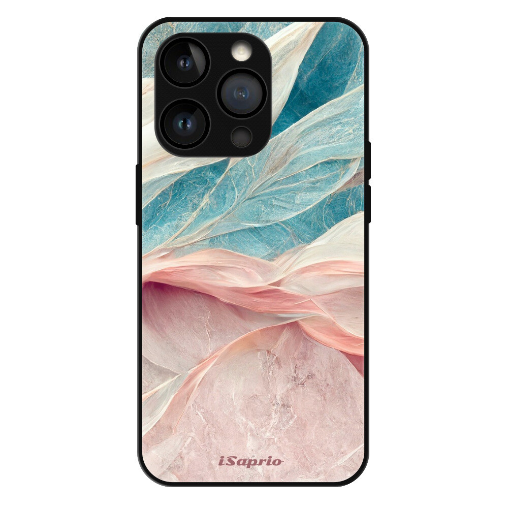 Lesklé puzdro MagSafe iSaprio - Pink and Blue - iPhone 14 Pro