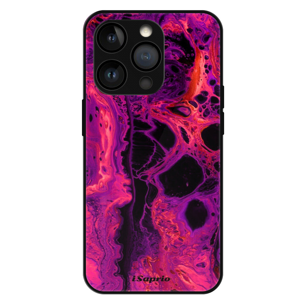 Lesklé puzdro MagSafe iSaprio - Abstract Dark 01 - iPhone 14 Pro