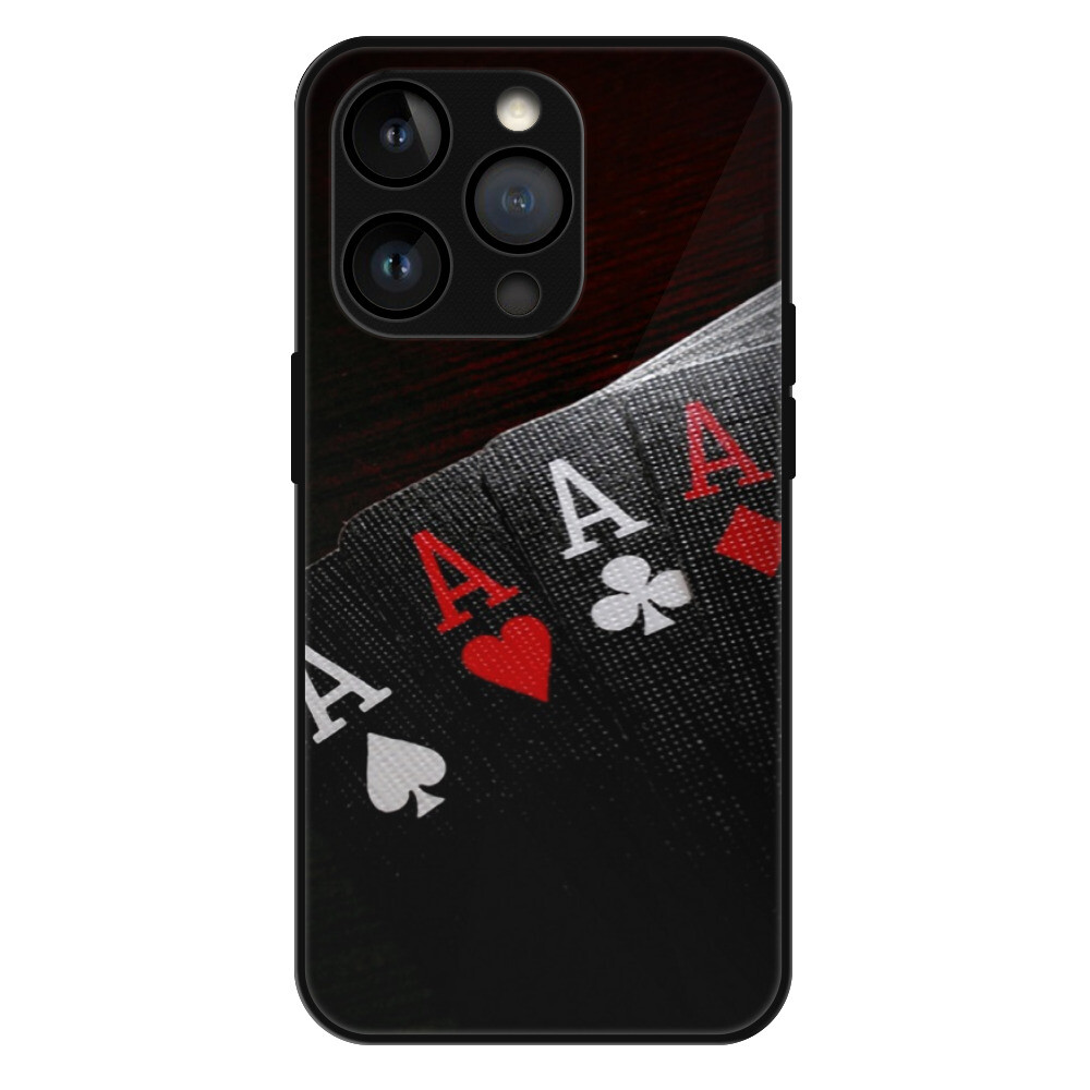 Lesklé puzdro MagSafe iSaprio - Poker - iPhone 14 Pro