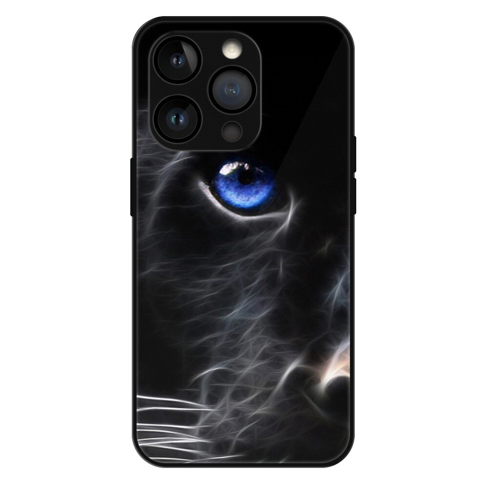 Lesklé puzdro MagSafe iSaprio - Black Puma - iPhone 14 Pro