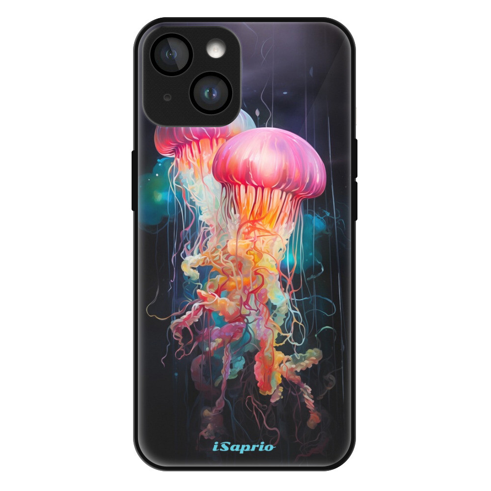 Lesklé puzdro MagSafe iSaprio - Abstract Jellyfish - iPhone 15