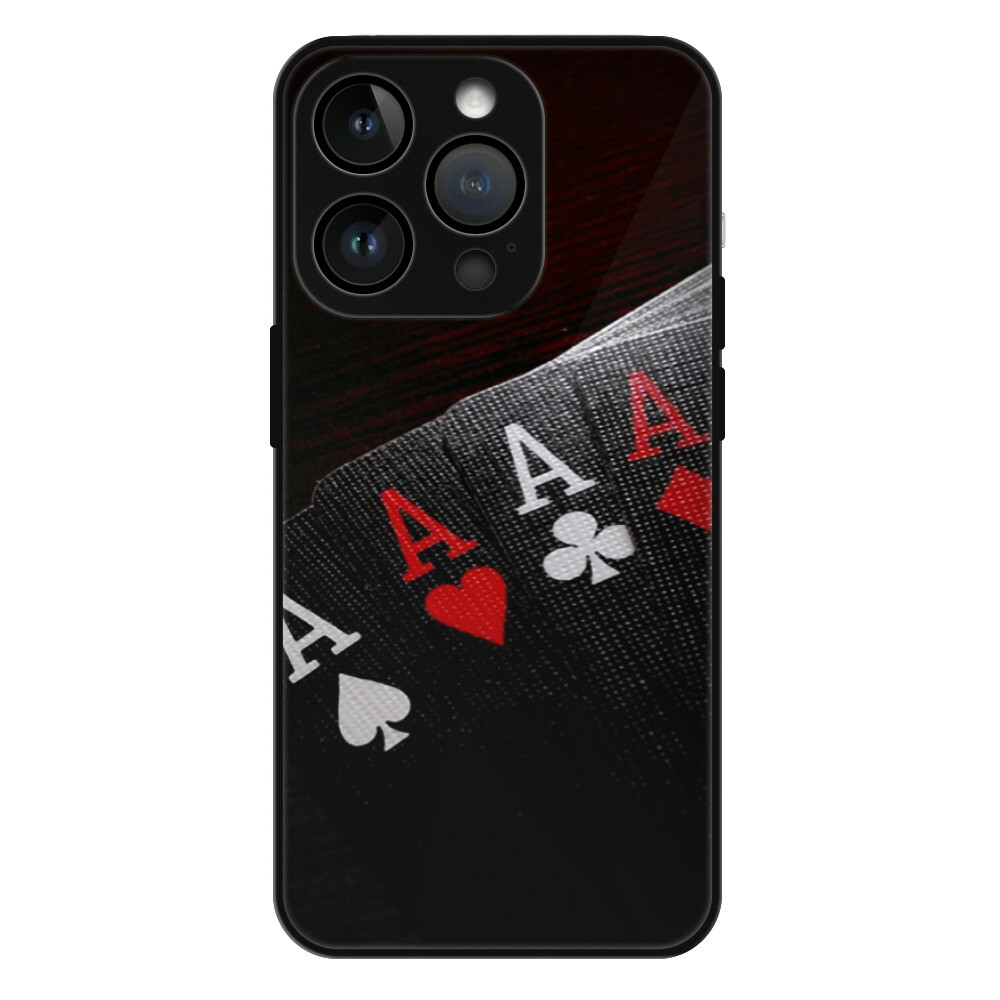 Lesklé puzdro MagSafe iSaprio - Poker - iPhone 15 Pro