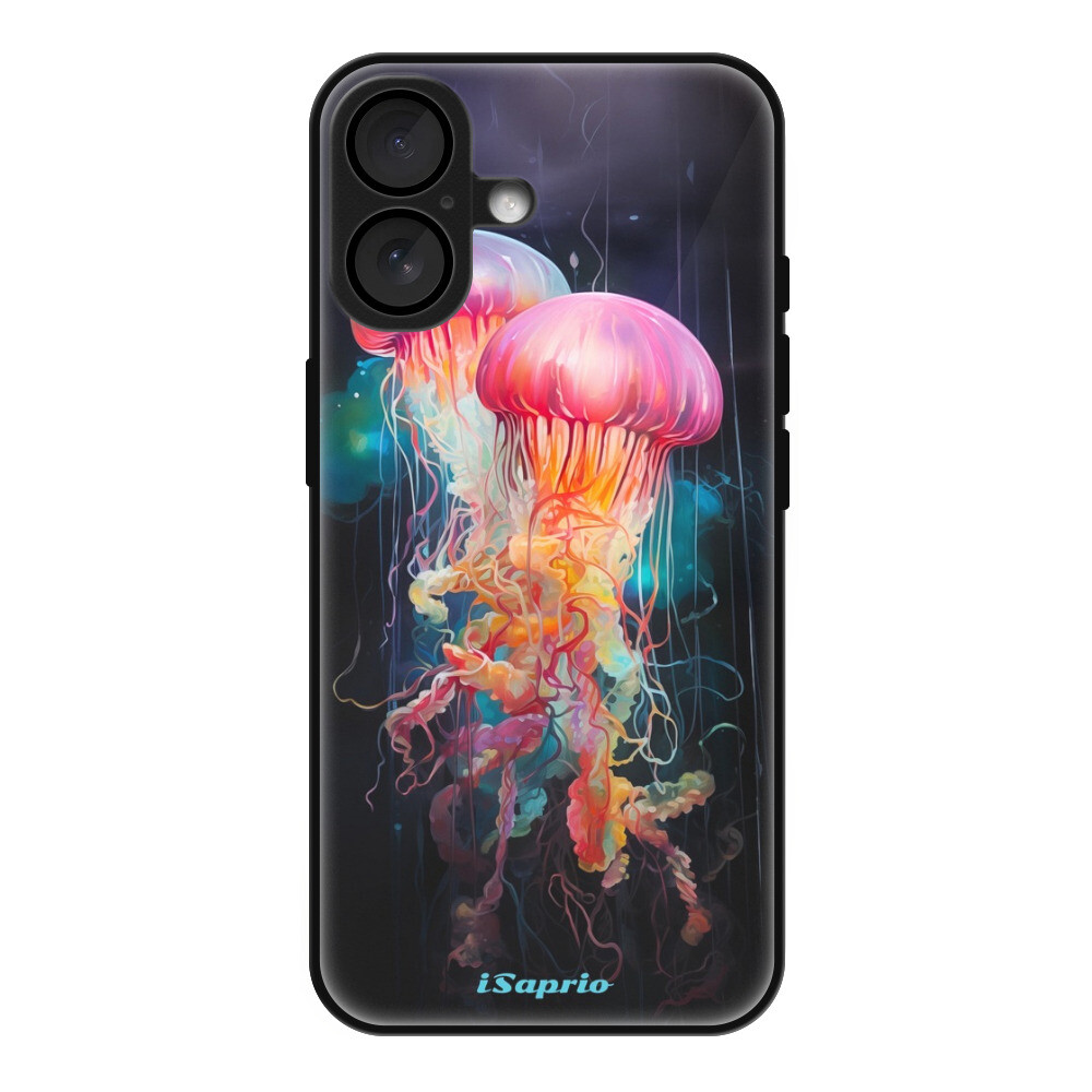 Lesklé puzdro Exclusive iSaprio - Abstract Jellyfish - iPhone 16