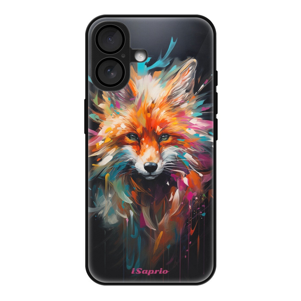 Lesklé puzdro Exclusive iSaprio - Neon Fox - iPhone 16