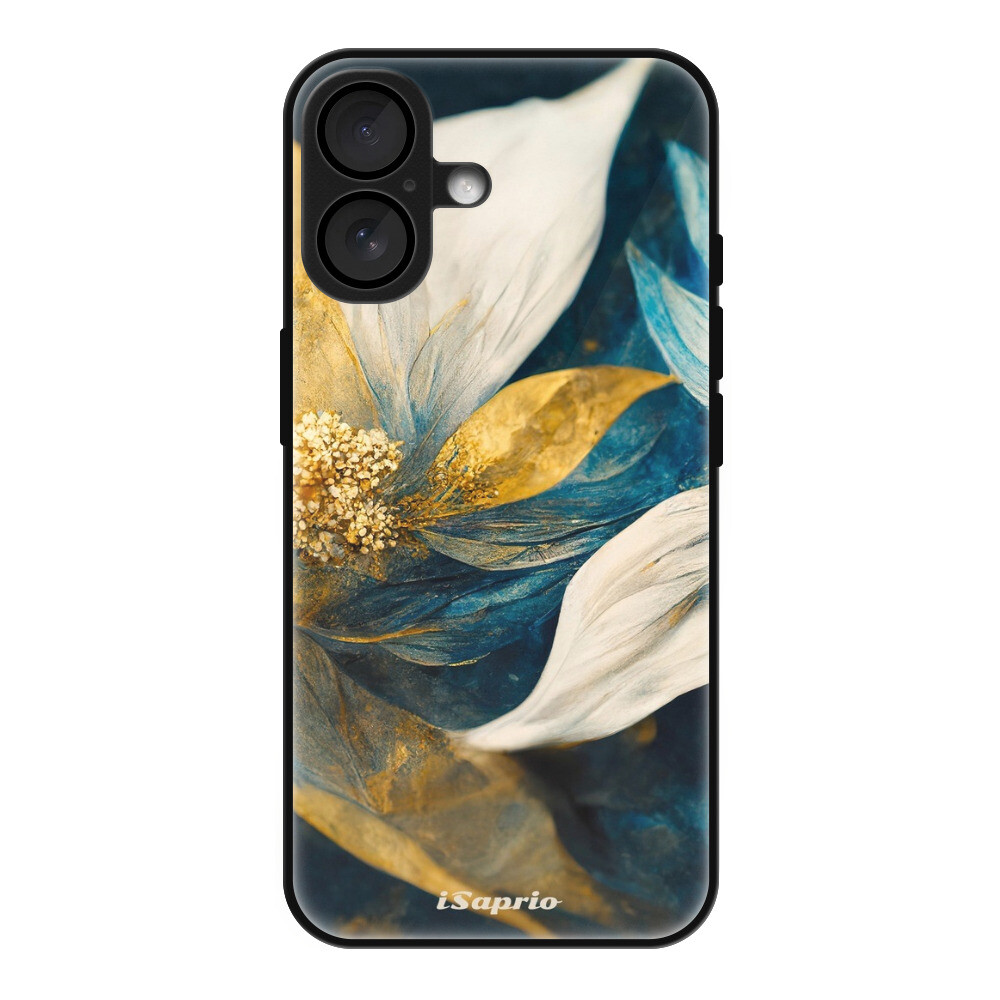 Lesklé puzdro Exclusive iSaprio - Gold Petals - iPhone 16