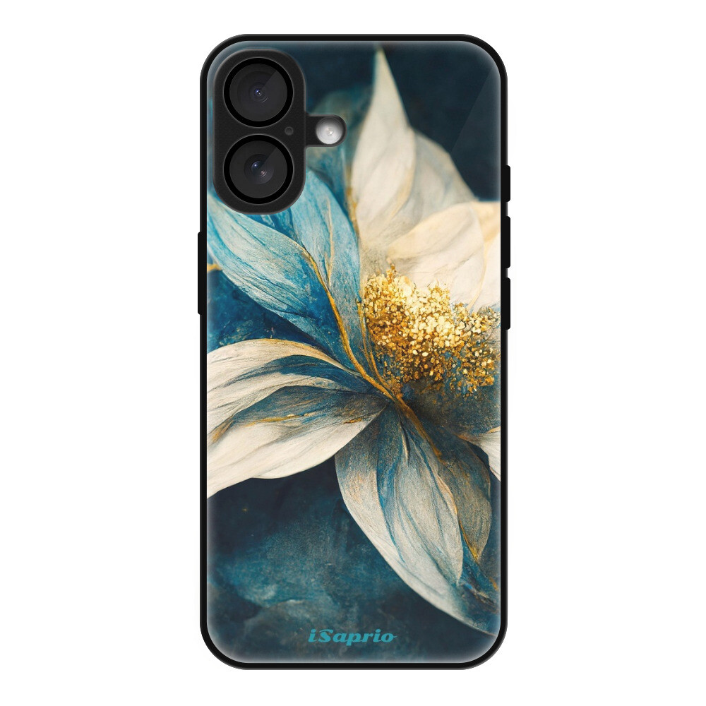 Lesklé puzdro Exclusive iSaprio - Blue Petals - iPhone 16