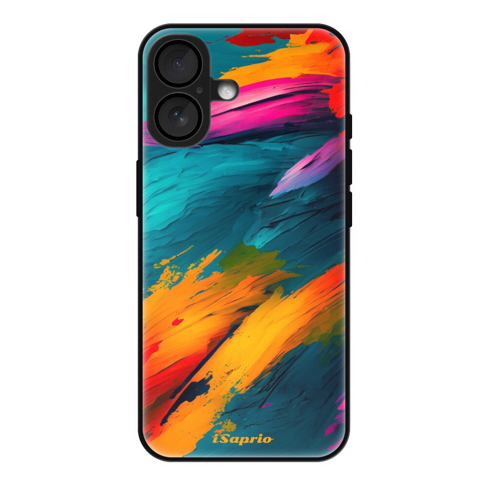 Lesklé puzdro Exclusive iSaprio - Blue Paint - iPhone 16