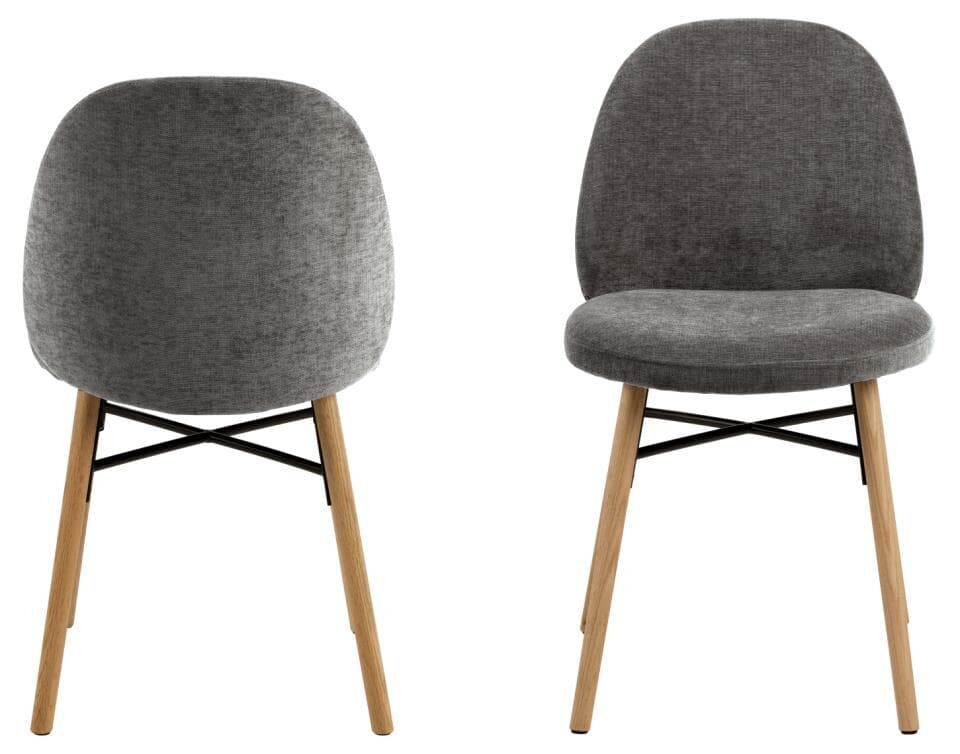 Čalouněná jídelní židle Sophia tmavě šedá