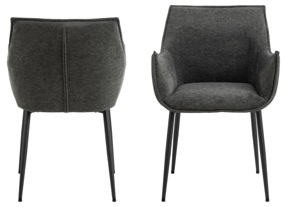 Jídelní křeslo BONITA tmavě šedé