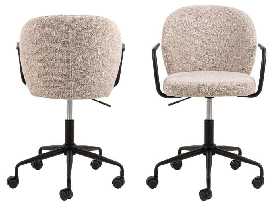 Kancelářská židle Patricia béžová/černá