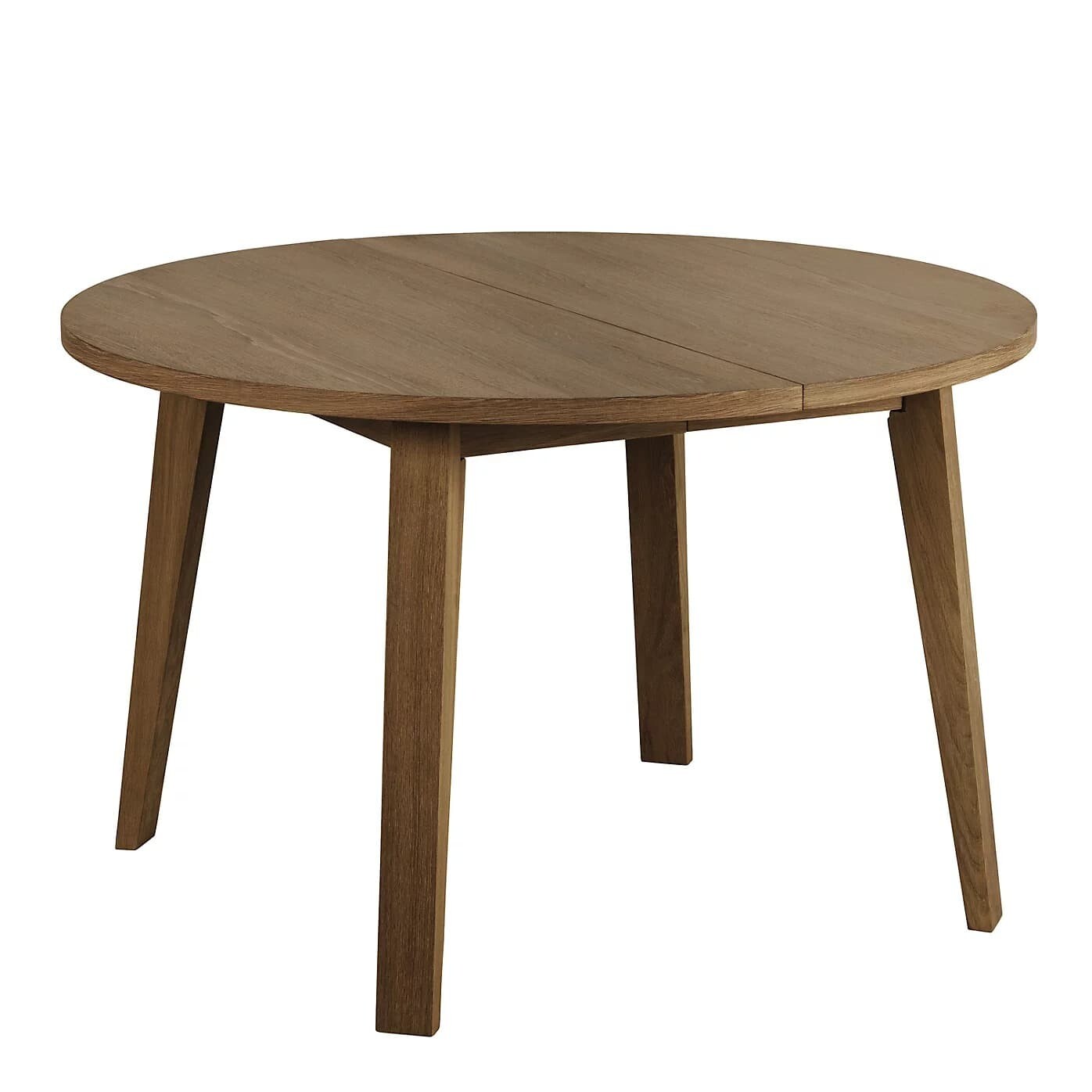 Kulatý jídelní rozkládací stůl A-Line 120/220 cm dub kouřový