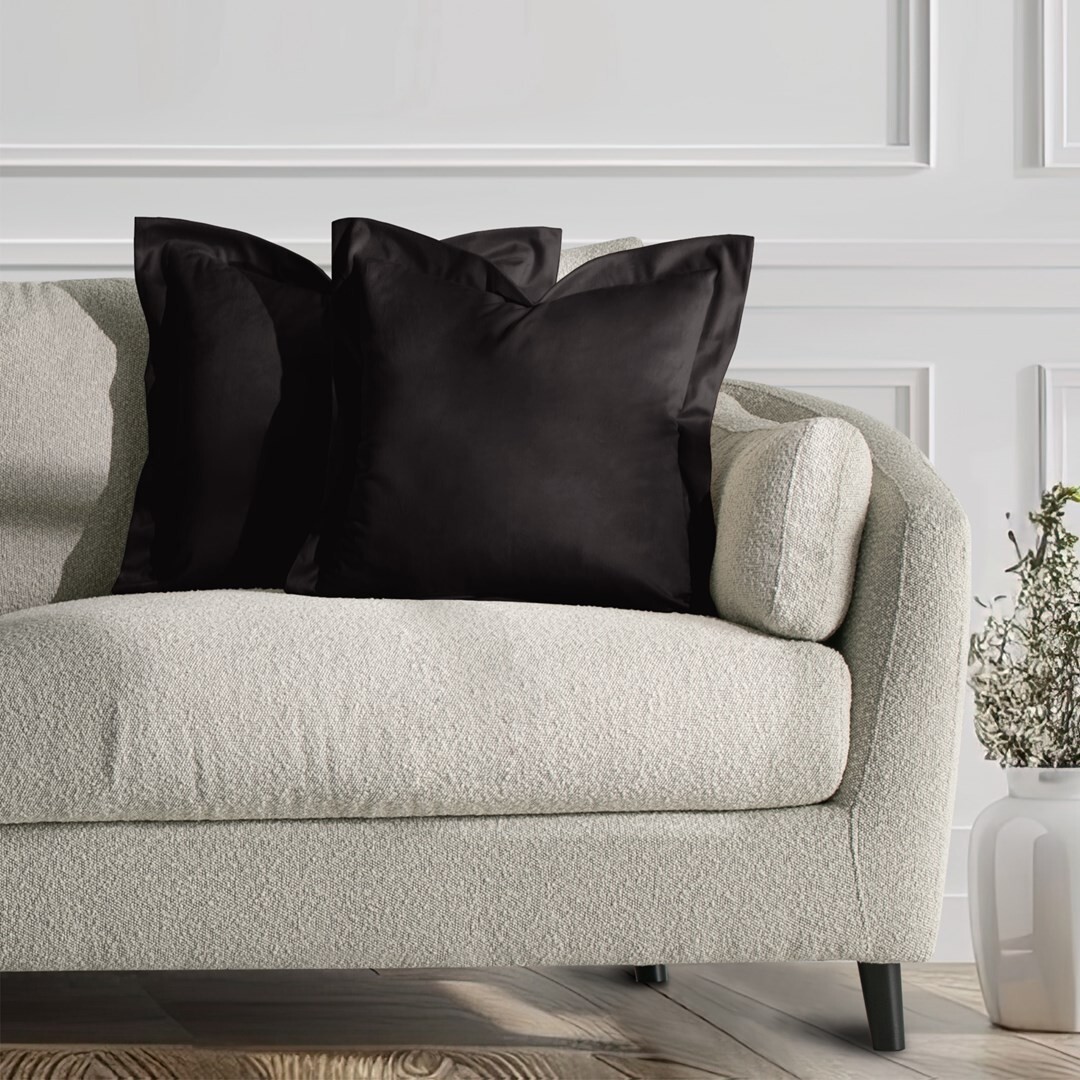 Obliečky na vankúše AmeliaHome Velvet Side čierne