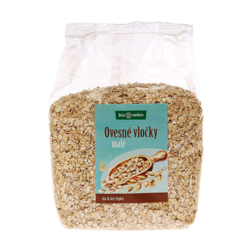 Vločky ovsené bezlepkové malé 500 g BIO   BIO NEBIO