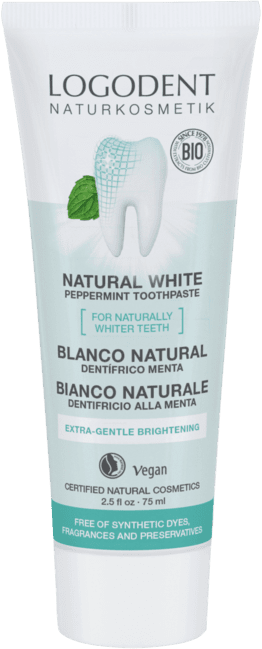 Logona LOGODENT zubná pasta NATURAL WHITE 75ml