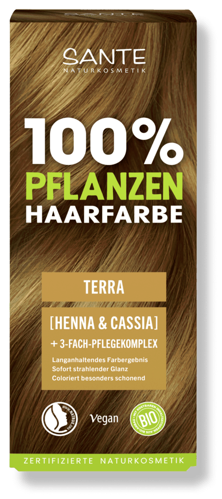 Sante Prírodná farba na vlasy SANTE 100g, 04 Terra 100g