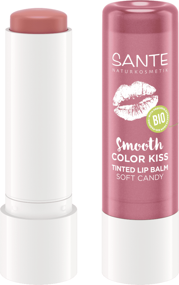 Sante Balzam na pery Smooth Color Kiss 4,8g, 03 soft candy 4,8g