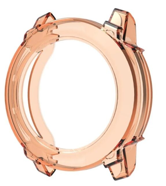 Silikónový rámček pre Garmin Instinct 3 - Oranžový, 45 mm