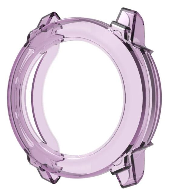 Silikónový rámček pre Garmin Instinct 3 - Fialový, 40 mm