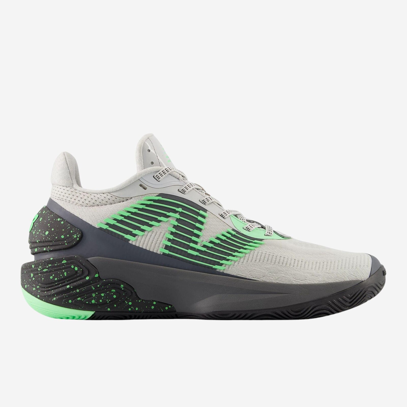NEW BALANCE TWO NYX basketbalová obuv sivo-zelená