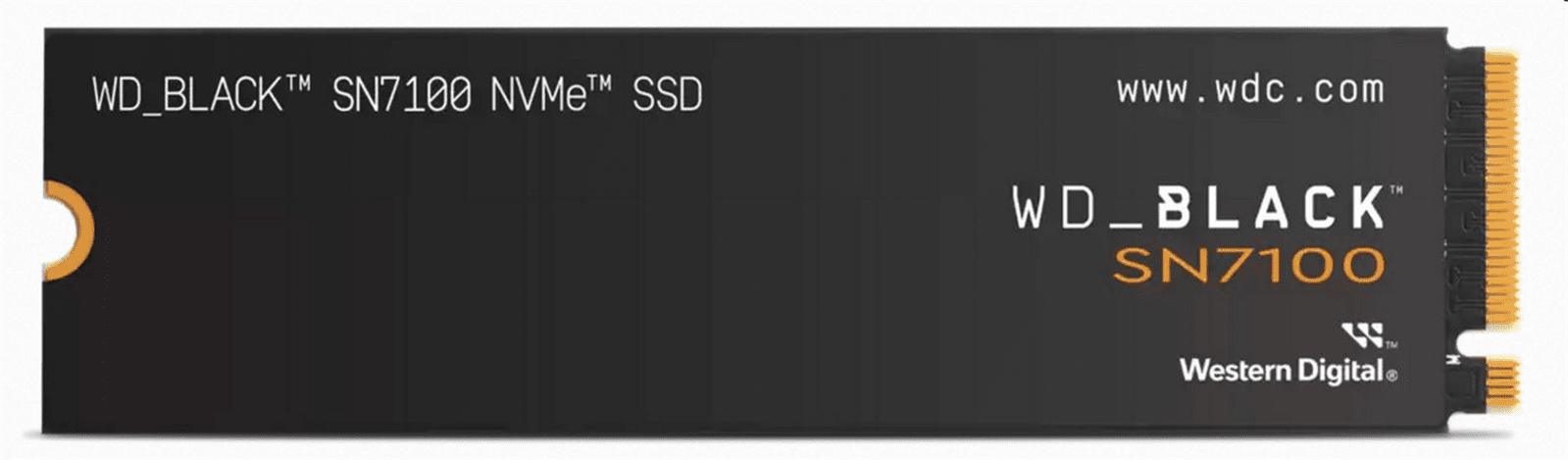 WD BLACK SN7100 SSD 2TB M.2 NVMe Gen4 72506900 MBps WDS200T4X0E