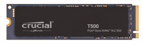 Crucial SSD T500 2TB M.2 NVMe Gen4 74007000 MBps CT2000T500SSD8