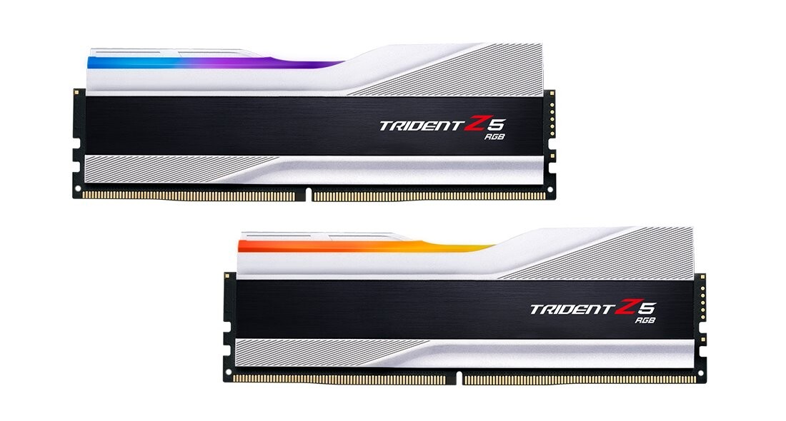 G.SKILL 32GB kit DDR5 6800 CL34 Trident Z5 RGB silver F5-6800J3445G16GX2-TZ5RS